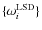 $\{\omega_i^{\rm LSD}\}$