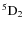 $^{5}{\rm D}_2$