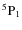 $^{5}{\rm P}_1$