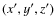 $(x^{\prime},y^{\prime},z^{\prime})$