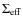 $\Sigma_{\rm eff}$