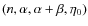 $(n, \alpha,
\alpha + \beta, \eta_0)$