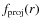 $f_{\rm proj}(r)$