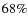 $68\%$