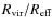 $R_{\rm vir}/R_{\rm eff}$