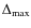 $\Delta_{\rm max}$