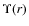 $\Upsilon(r)$