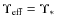$\Upsilon_{\rm eff} = \mbox{$\Upsilon_{*}$ }$