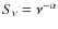 ${S}_{\nu}=\nu^{-\alpha}$
