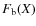 $F_{\rm b}(X)$