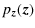 $\displaystyle p_{\vec z}(\vec z)$