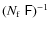 $(N_{\rm f}~\tens{F})^{-1}$