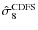 $\hat{\sigma}_8^{\rm CDFS}$