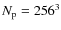 $N_{\rm p}=256^3$