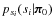 $p_{s_i}(s_i\vert\vec{\pi}_0)$