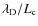$\lambda _{\rm D}/L_{\rm c}$