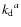 ${k_{\rm d}}^a$