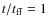 $t/t_{\rm ff}=1$