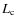 $L_{\rm c}$