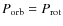 $P_{\rm orb}=P_{\rm rot}$