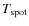 $T_{\rm spot}$