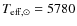 $T_{{\rm eff},\odot}=5780$