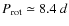 $P_{\rm rot}\simeq8.4~d$