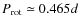 $P_{\rm rot}\simeq0.465d$