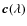 $\vec c(\lambda)$