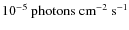$10^{-5}~\rm photons~cm^{-2}~s^{-1}$