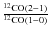 $\frac{^{12}\rm {CO}(2-1)}{^{12}\rm {CO}(1-0)}$