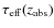 $\tau_{\rm {eff}}({z_{\rm {abs}}})$