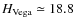 $H_{\rm {Vega}}\simeq 18.8$