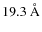 $19.3 {\mbox{\rm ~{\mbox{\rm {\AA}}}}}$