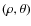 $(\rho,\theta)$