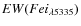 $EW(Fe {\sc i}_{\lambda5335})$