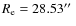 $R_{\rm e} = 28.53\hbox{$^{\prime\prime}$ }$