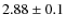 $2.88\pm0.1$