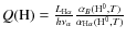 $Q({\rm H}) =\frac{L_{\rm H\alpha}}{h\nu_\alpha}\frac{\alpha_B({\rm H}^0,T)}{\alpha_{\rm H\alpha} ({\rm H}^0,T)}$