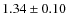 $1.34\pm0.10$
