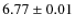 $6.77\pm0.01$