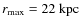 $r_{\rm max}\rm =22~kpc$