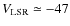 $V_{\rm LSR} \simeq -47$