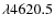 $\lambda{4620.5}$