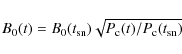 \begin{displaymath}B_0(t)=B_0(t_{\rm sn})\sqrt{P_{\rm c}(t)/P_{\rm c}(t_{\rm sn})}
\end{displaymath}