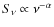 $S_{\nu}\propto \nu^{-\alpha}$