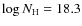 $\log N_{\rm H}=18.3$