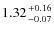 $1.32 {+0.16 \atop -0.07}$