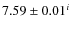 $7.59 \pm 0.01^i$