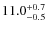 $\rm 11.0^{+0.7}_{-0.5}$